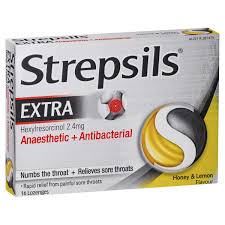Lemon Sugar Free Lozenges | Strepsils