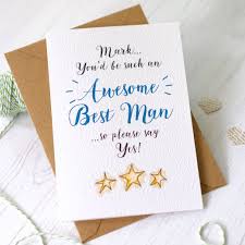 Connect with custom, printed cards that make awesome keepsakes. Will You Be My Awesome Best Man Card By Arbee Notonthehighstreet Com