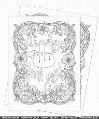 Feel free to print and color from the best 39+ middle finger coloring pages at getcolorings.com. Coloring Book Page For Adults Fuck You Middle Finger Etsy