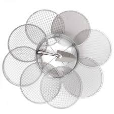 Sifting soil and compost is one aspect of gardening that can sometimes be challenging—but always pays off. Amazon Com Practicool Garden Potting Mix Sieve Stainless Steel Riddle Soil Sifting Pan With 8 Interchangeable Filter Mesh Sizes 2 3 4 6 7 9 11 12 Mm And Bonus Spade Garden Outdoor