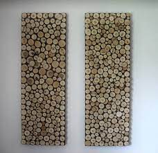 Oct 09, 2017 · the rule of thumb for hanging wall decor over a mantel is that the art piece is roughly the same size as the firebox. Diy Idea Wood Slice Wall Art Manmade Diy