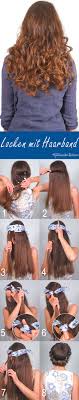 Haarknoten niedlich frisur einfach frisur süße frisur frisuren zum selber machen halloween schminke einfach frisuren mittellanges haar … ombre lockige frisuren mit extensions selber machen. Locken Mit Haarband Schone Grosse Locken Uber Nacht Praxis Tests