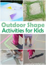 Or even really grasp the basics. Outdoor Shape Activities For Kids Shapes Activities Shape Activities Preschool Learning Colors Activities