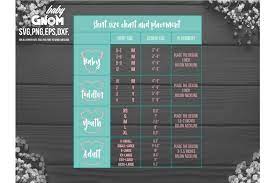 Download T Shirt Size Chart And Placement Svg T Shirt Size Chart Svg 884171 Cut Files Design Bundles