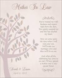 Mother In Law Wedding Gift Mother Of The Groom Gift From Etsy Mother In Law Gifts Bride And Groom Gifts Wedding Poems