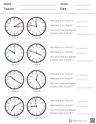 time worksheets time worksheets for learning to tell time