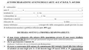 Il modulo secondo il decreto del presidente del consiglio e l'ordinanza del presidente della regione. Coronavirus Ecco Il Nuovo Modulo Per L Autocertificazione Del 26 Marzo La Stampa