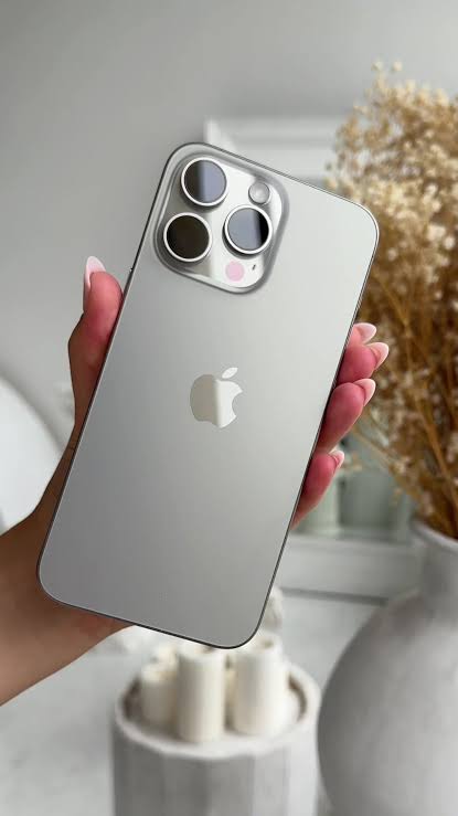 iPhone 15 Pro Max in Natural Titanium!! Full unboxing & review in my bi0  #iphone15promax #titaniumiphone #naturaltitaniumiphone