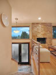 Modern Home Receives Makeover Inside And Out Split Entry Remodel Split Level Entryway Split Level House Plans