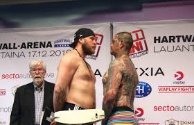 Height, 6′ 6½″ / 200cm ; Photos Edis Tatli Robert Helenius Ready Official Weigh In Boxing News