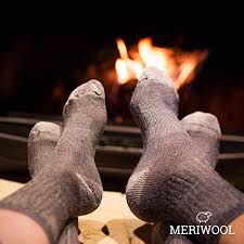 Meriwool Merino Wool Blend Outdoor And Boot Crew Socks Pack