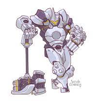 Reinhardt Sarah Couming Overwatch Drawings Overwatch Comic Overwatch Fan Art