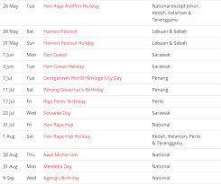 Public holiday, long weekend and calendar information. Free Blank Printable Malaysia Public Holidays 2020 Calendar