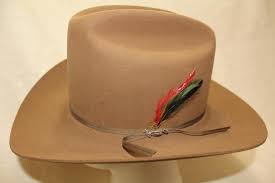 Vintage Stetson 4x Beaver Tan Light Brown Fur Felt Western Hat Size 7 1 4 58cm Stetson Light Brown Brown