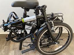 Consider that folding bikes despite of what marketing says, they're heavy to carry, can be really messy indoors, you can easily stain your clothing with grease no matter what is your reason, never buy a folding bike just because is trendy or cool. Dahon Glo Folding Bike Off 61