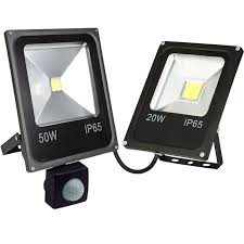 10w 20w 30w 50w Led Flood Lights Pir Motion Sensor Outdoor Lighting Reflector Waterproof Ip65 Floodlights Garden Wall Lamp Floodlights Aliexpress