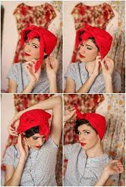 Classic 1950s Headscarf Tutorial Into The Woods Hair Scarf Styles Bandana Hairstyles Scarf Hairstyles