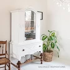 Transform your hutch with white, light & neutral paint colors. How To Paint Furniture White Salvaged Inspirations