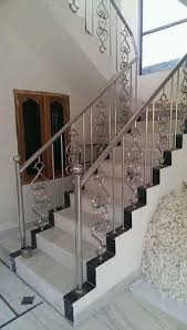 Railing systems made from each of these three types offer different strengths and weaknesses. Stainless Steel Silver Design Railings Rs 550 Feet Sree Balaji Steel Metal Id 18274785930
