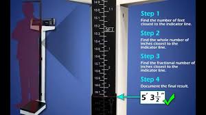 Learningtools Reading Height Measurements On A Physician Mechanical Beam Scale With Height Rod