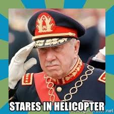 We did not find results for: Stares In Helicopter Augusto Pinochet Meme Generator