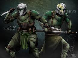 Guardia Nocturna Bola de Fuego y Nemec" por Honni David (Estilo Medieval  Star Wars de Jake Bartok) : r/thebadbatch