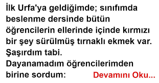 Sanliurfa Da Gorev Yapan Bir Ogretmenin Anisi 2020 Okuma Beslenme Sinif