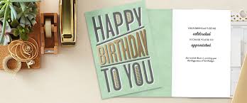 Formal Birthday Wishes For Employees From An Employer 25 Sentiments For Staff Birthday Cards Hallmark Business Connections