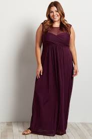 Burgundy Mesh Neckline Ruched Bust Plus Size Evening Gown Bridesmaid Dresses Plus Size Plus Size Evening Gown Plus Size Bridesmaid