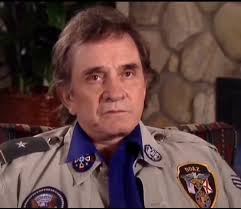 Johnny Cash and his team in San Antonio 1962