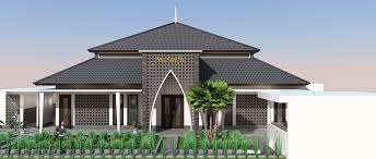 Buatlah jalan setapak dan berikan tanaman bambu dan tanaman semak lainnya. Info Populer 39 Desain Taman Masjid