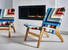 Masaya Lounge Chair Vaqueano Pattern Chair Colorful Accent Chairs Lounge Chair