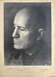 Autografo Francesco Colombo Fotografia Arditi Legione Muti Mussolini