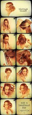 Halloween Hair Tutorial 1 Flapper Hair Halloween Hair Hair Tutorial