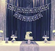 Birthday Blue Black And Silver Party Decorations Party Banner Instant Download Printable Navy Blue Silver Etsy Blue Party Decorations Silver Party Decorations Trendy Party Decor