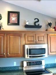 upper kitchen cabinet decor ideas top
