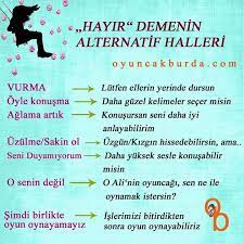 hayir demenin alternatifleri sinif idaresi ebeveyn olmak ebeveynlik