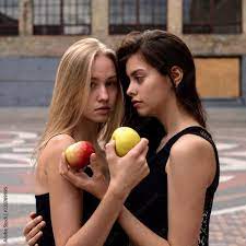 Lesbian girls, seduction фотография Stock | Adobe Stock