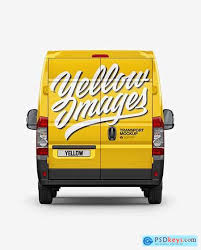 Download Panel Van Mockup Back View 58726 Free Download Photoshop Vector Stock Image Via Torrent Zippyshare From Psdkeys Com