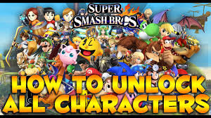 The placeholder slots were completely removed from. Super Smash Bros For Wii U How To Unlock All Characters Youtube