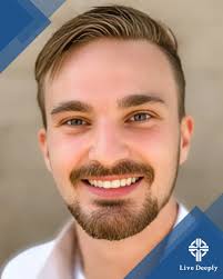 I'm CSPC Student Ministry Intern Chris Hanlon. This is how I'm living  deeply. (1/3) "Two years ago, I was working in supply chain management,  fresh out of a time of post-graduate spiritual