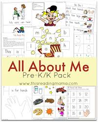 Click here to learn more. Free All About Me Prek K Pack