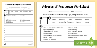 Adverb examples list an adverb describes a verb, an adjective or another adverb, it tells us how, where, when, why and with what frequency. Writing Sentences With Adverbs Adverbs Of Frequency