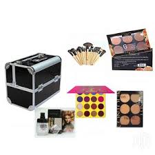 makeup box red silver or black