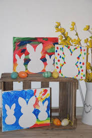 Kinderleichte Leinwande Fur Ostern Basteln Ideen Ostern Ostern Grundschule Ostern Basteln Mit Kindern