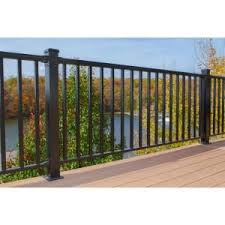 White rail the traditional 8 ft. Ez Handrail 8 Ft X 36 In Textured Black Aluminum Baluster Railing Kit Ez8rhb The Home Depot Iron Railings Outdoor Railings Outdoor Balcony Railing Design