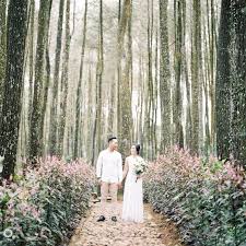 Gunung dan danau dengan sunset di sore hari. Foto Prewedding Tips Untuk Tema Tempat Foto Harga Sikatabis Com