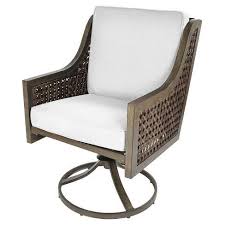 Create A Cozy Nook On Your Patio Or Deck With The Fabron 2 Pack Wicker Swivel Rocker Dining Chair From Thresh Dining Chairs Porch Furniture Patio Dining Chairs