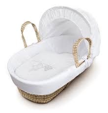 Timeless and traditional, these handmade baskets come with a choice of our delicately made lining and a natural fibre mattress to create the perfect first bed for your baby. Moses Basket Crib Bedding Wayfair Co Uk