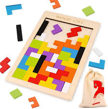 Whether the skill level is as a beginner or something more advanced, they're an ideal way to pass the time when you have nothing else to do like waiting in an airport, sitting in your car or as a means to. Buy Wooden Blocks Puzzles Brain Teasers Tangram Puzzles Educational Toys For Toddlers Age 3 5 7 10 Colorful Russian Blocks With A Storage Bag Perfect Montessori Stem Toys Gift For